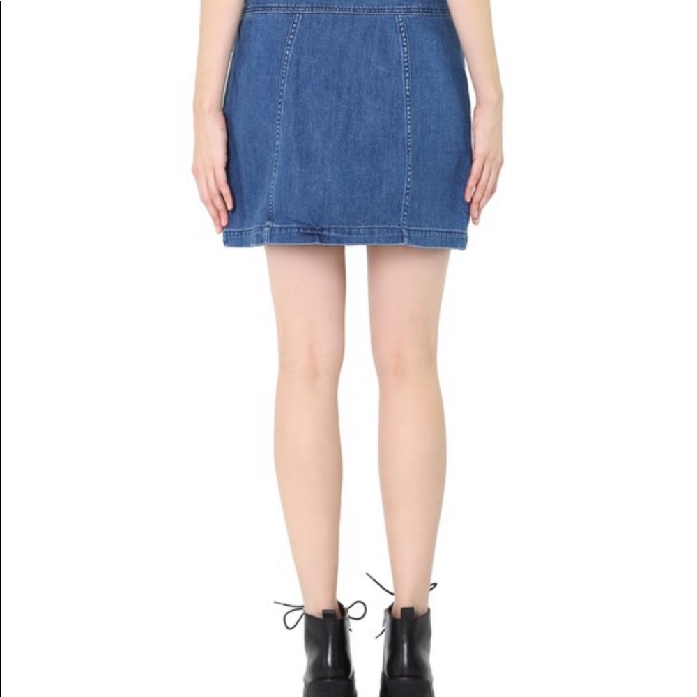 Free People Come Closer Denim Skirt - Picture 7 of 8
